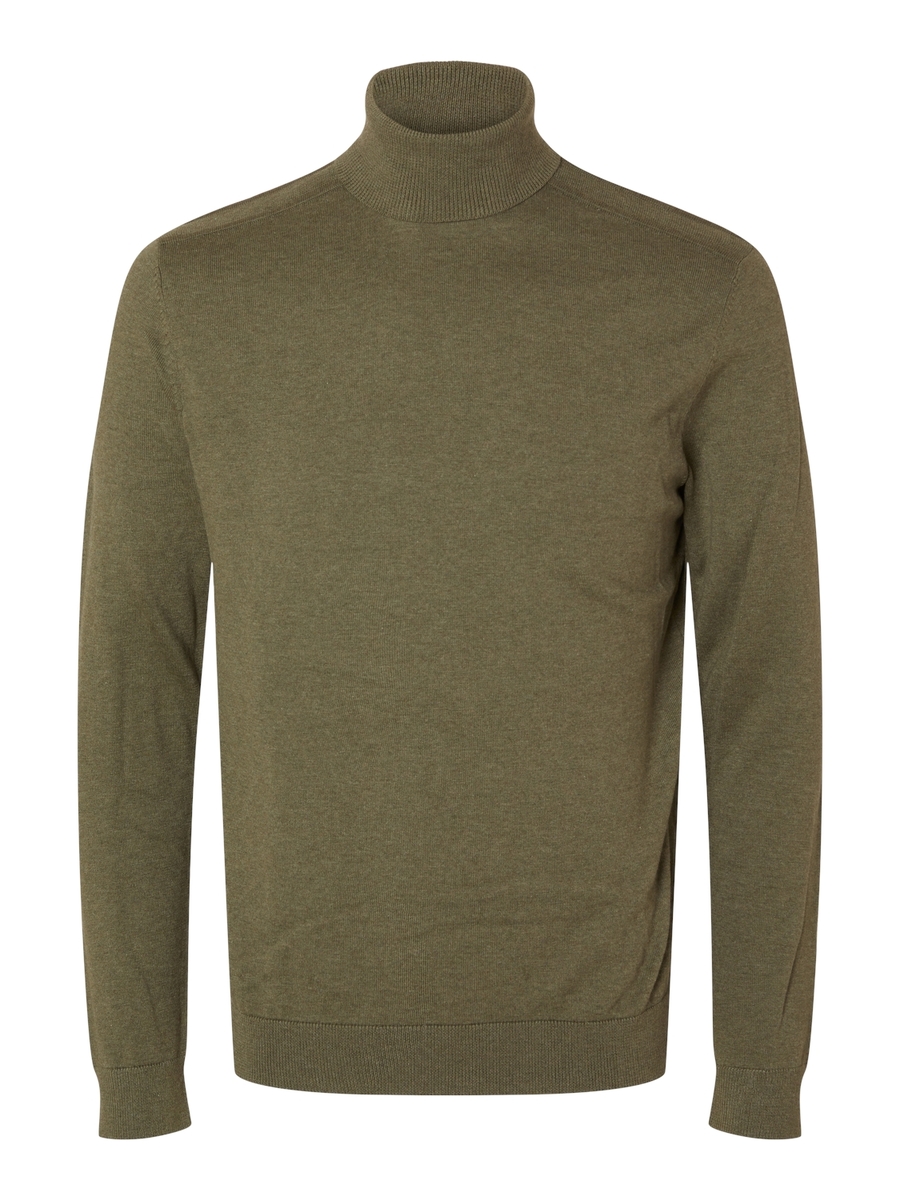 Pull van het merk Selected in het Kaki