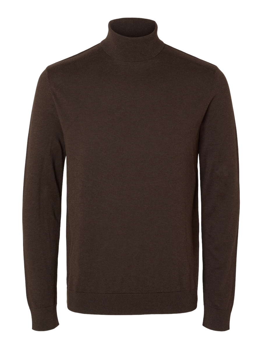 Pull van het merk Selected in het Bruin