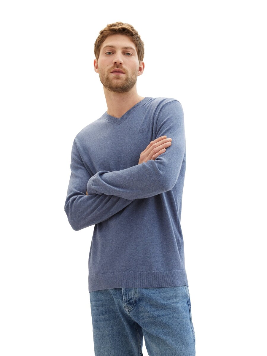 Pull van het merk Tom Tailor in het Blauw