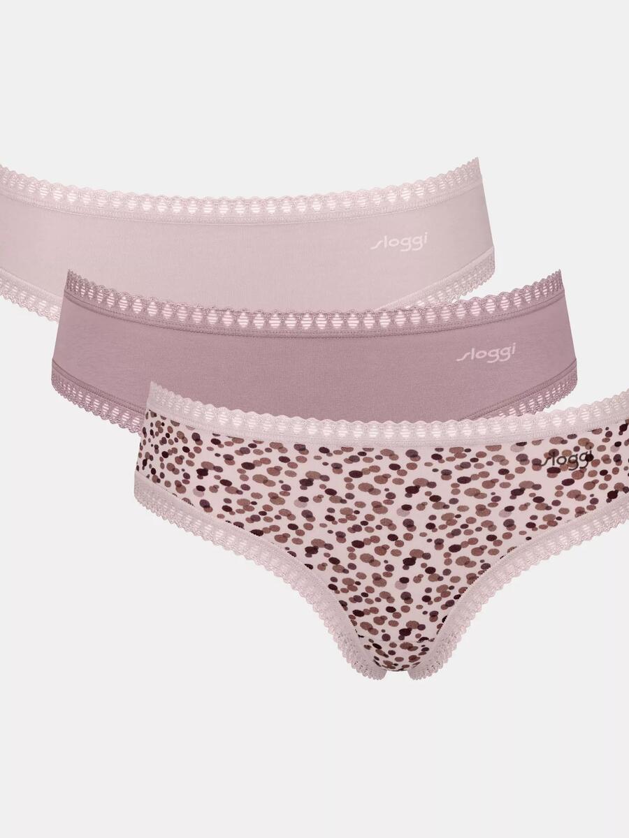 Slip van het merk Sloggi in het Roze