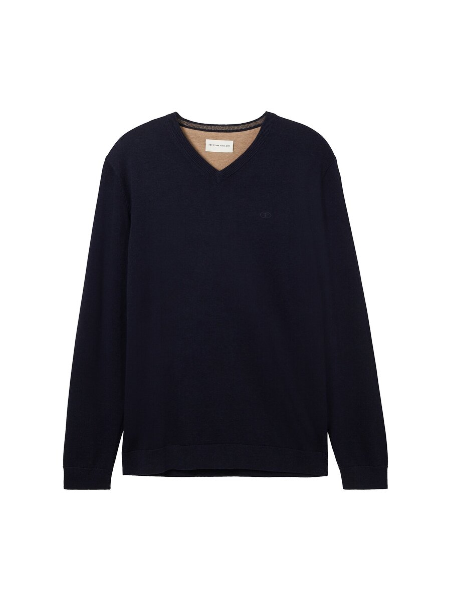 Pull van het merk Tom Tailor in het Marine