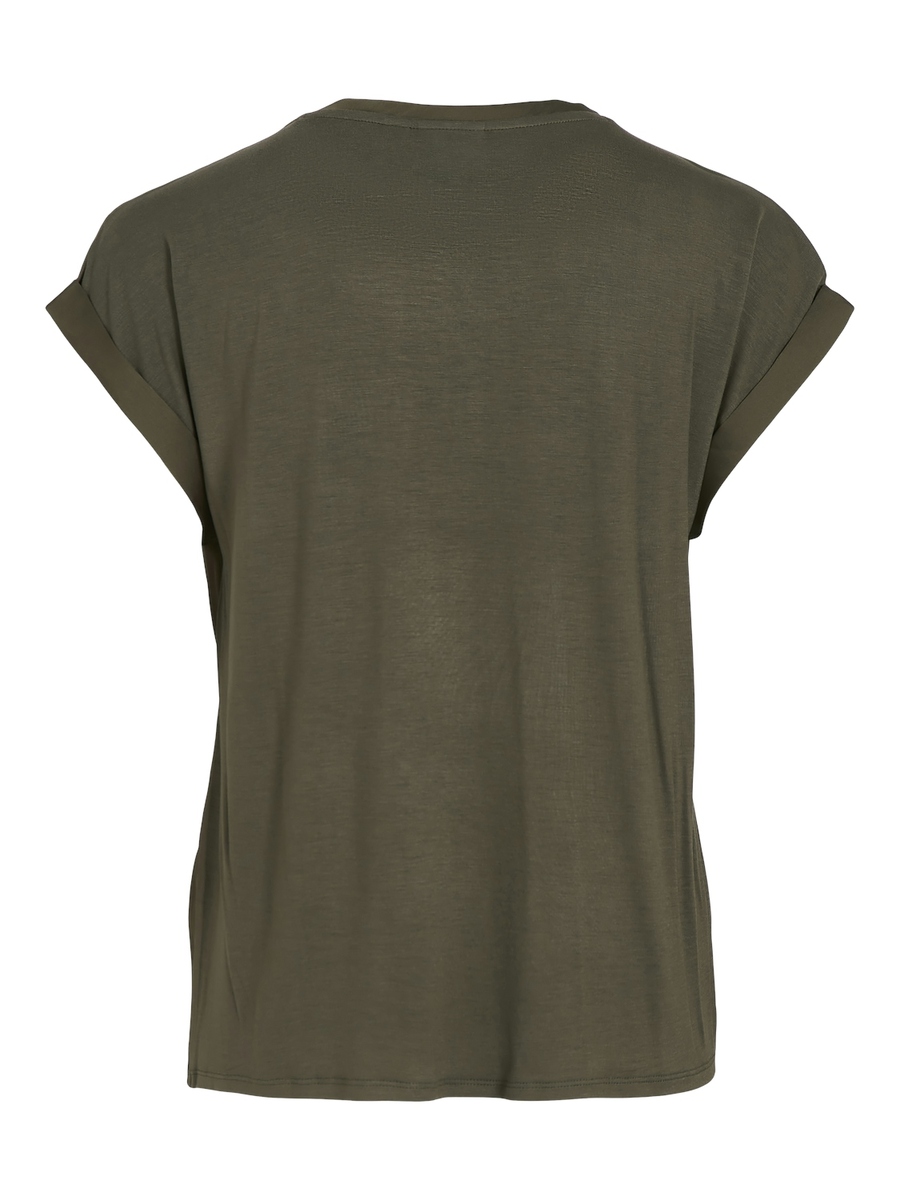 T-shirt van het merk Vila in het Groen