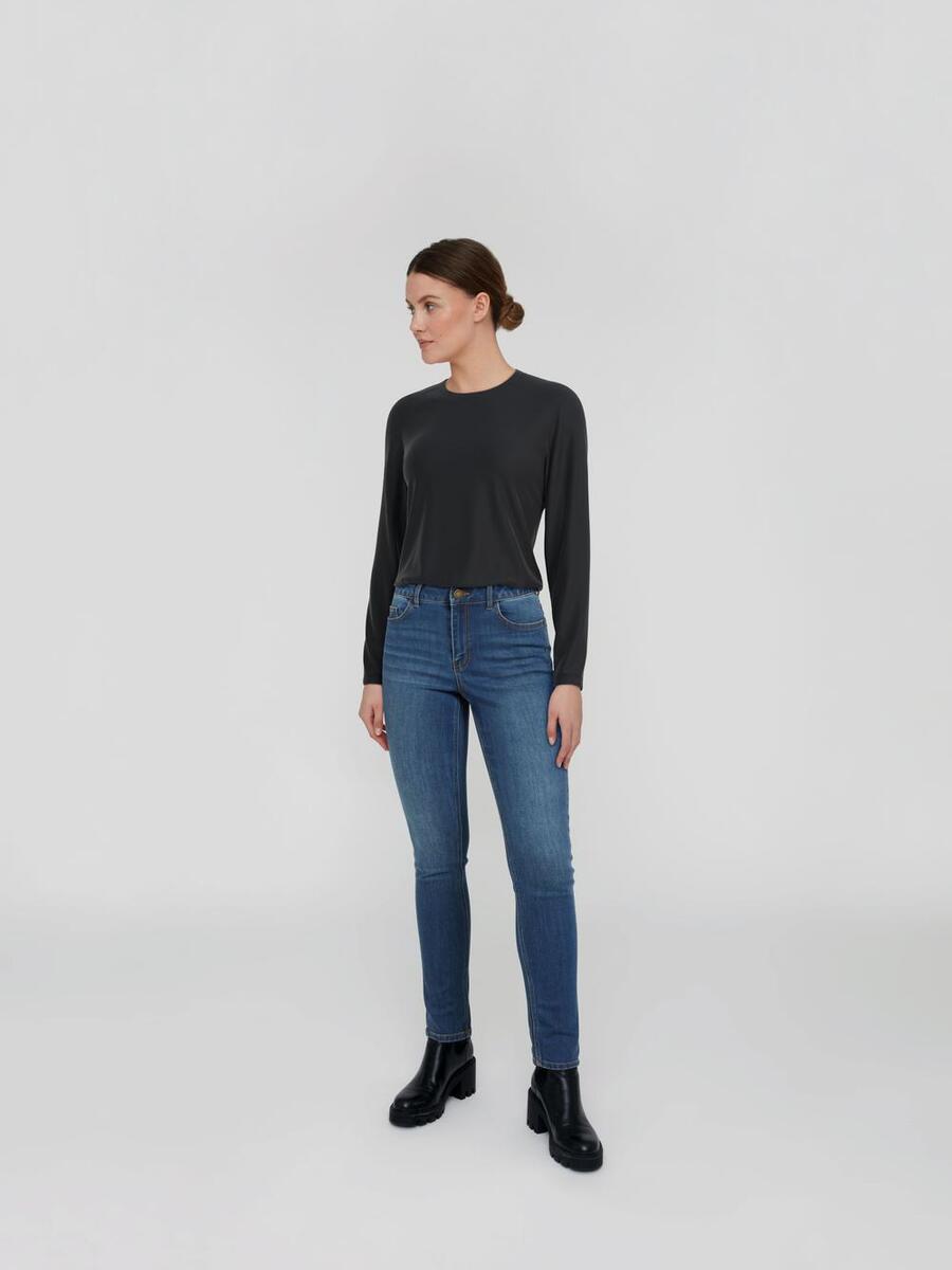 T-shirt van het merk Vila in het Zwart