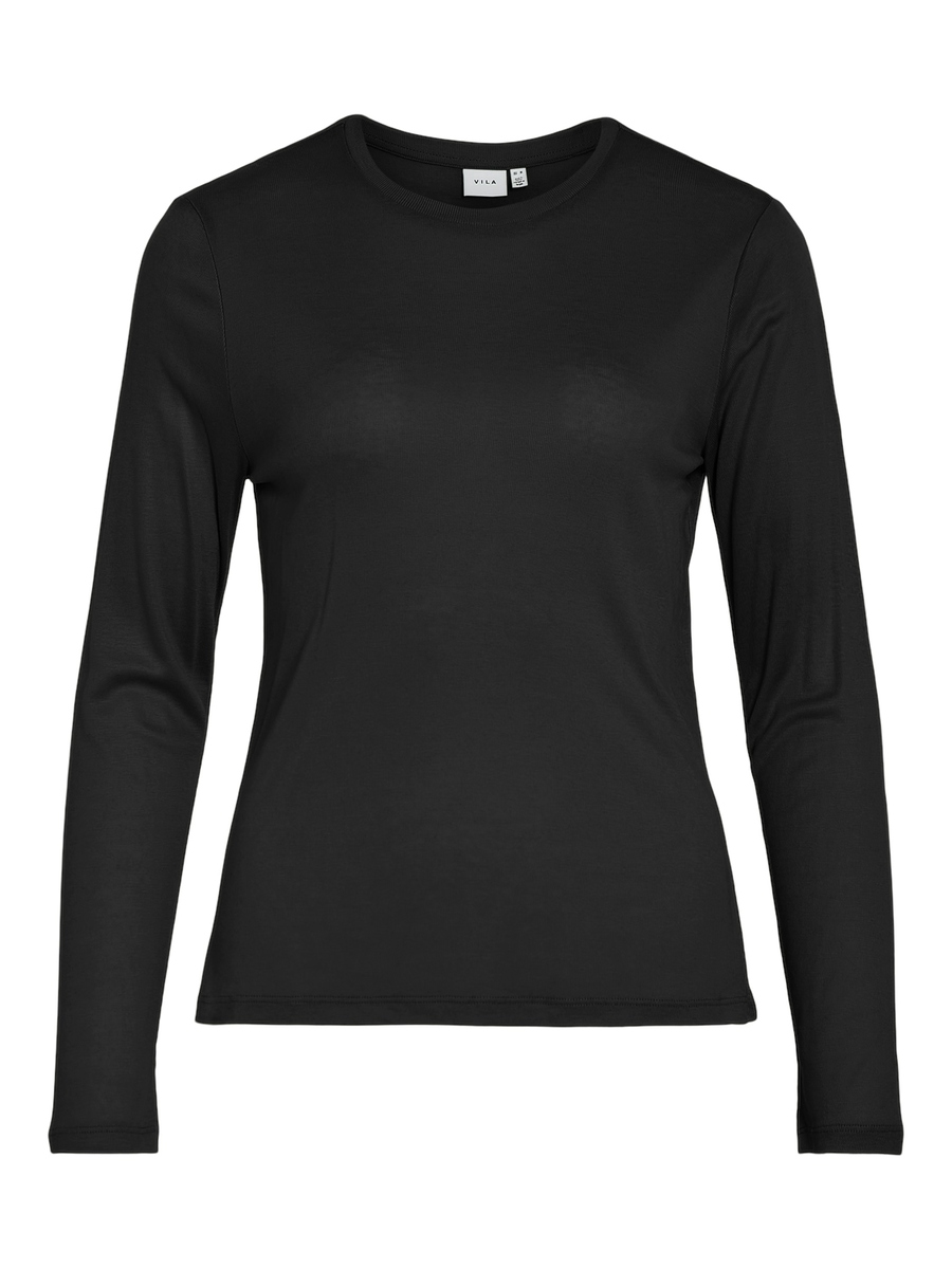 T-shirt van het merk Vila in het Zwart