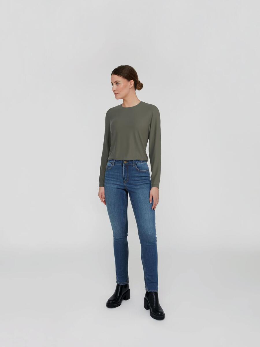 T-shirt van het merk Vila in het Groen