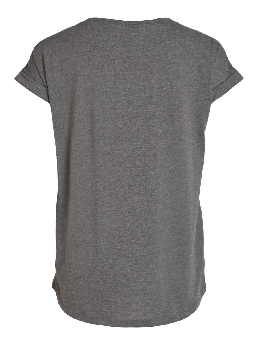 T-shirt van het merk Vila in het Grijs