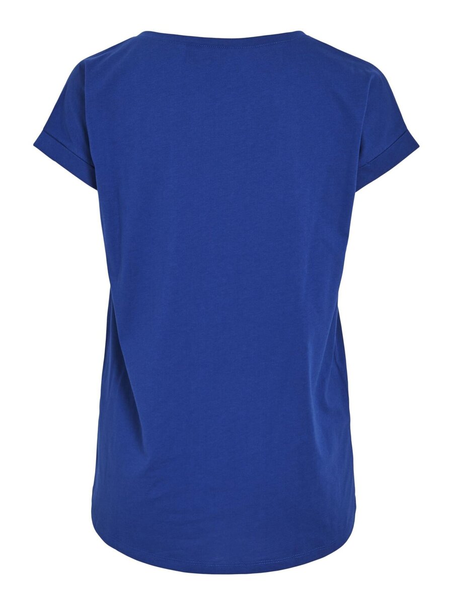 T-shirt van het merk Vila in het Blauw