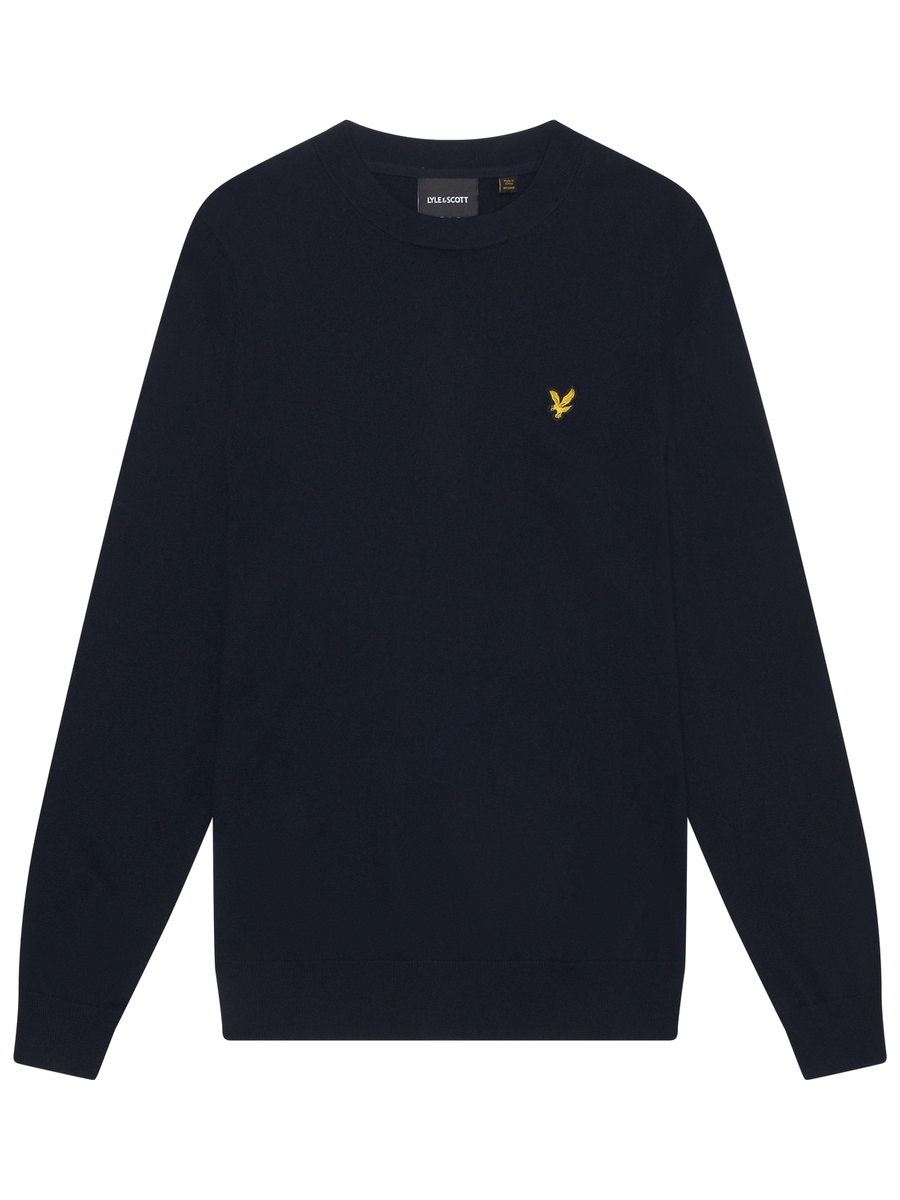 Pull van het merk Lyle & Scott in het Marine