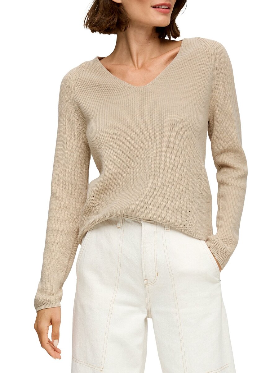 Pull van het merk S.oliver Casual in het Bruin
