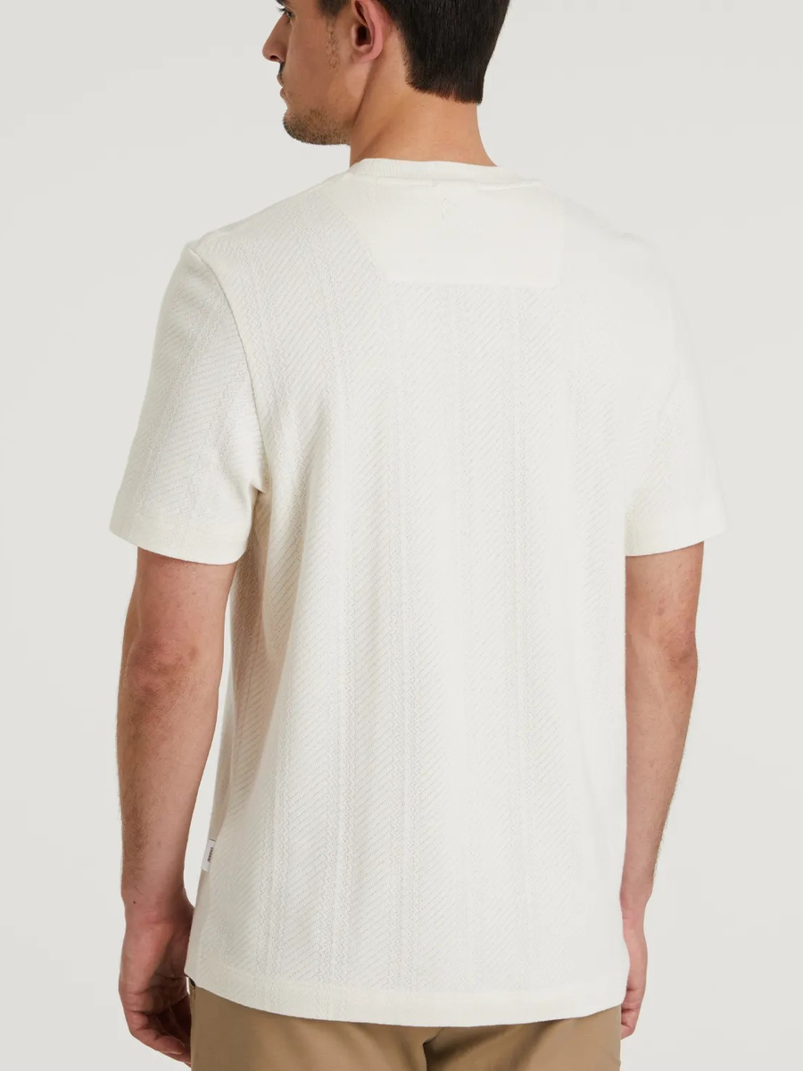 T-shirt van het merk Chasin' in het Ecru