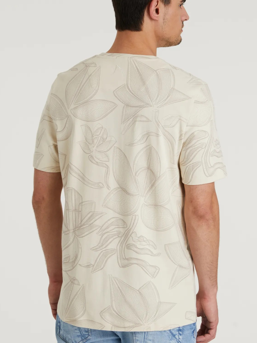T-shirt van het merk Chasin' in het Ecru