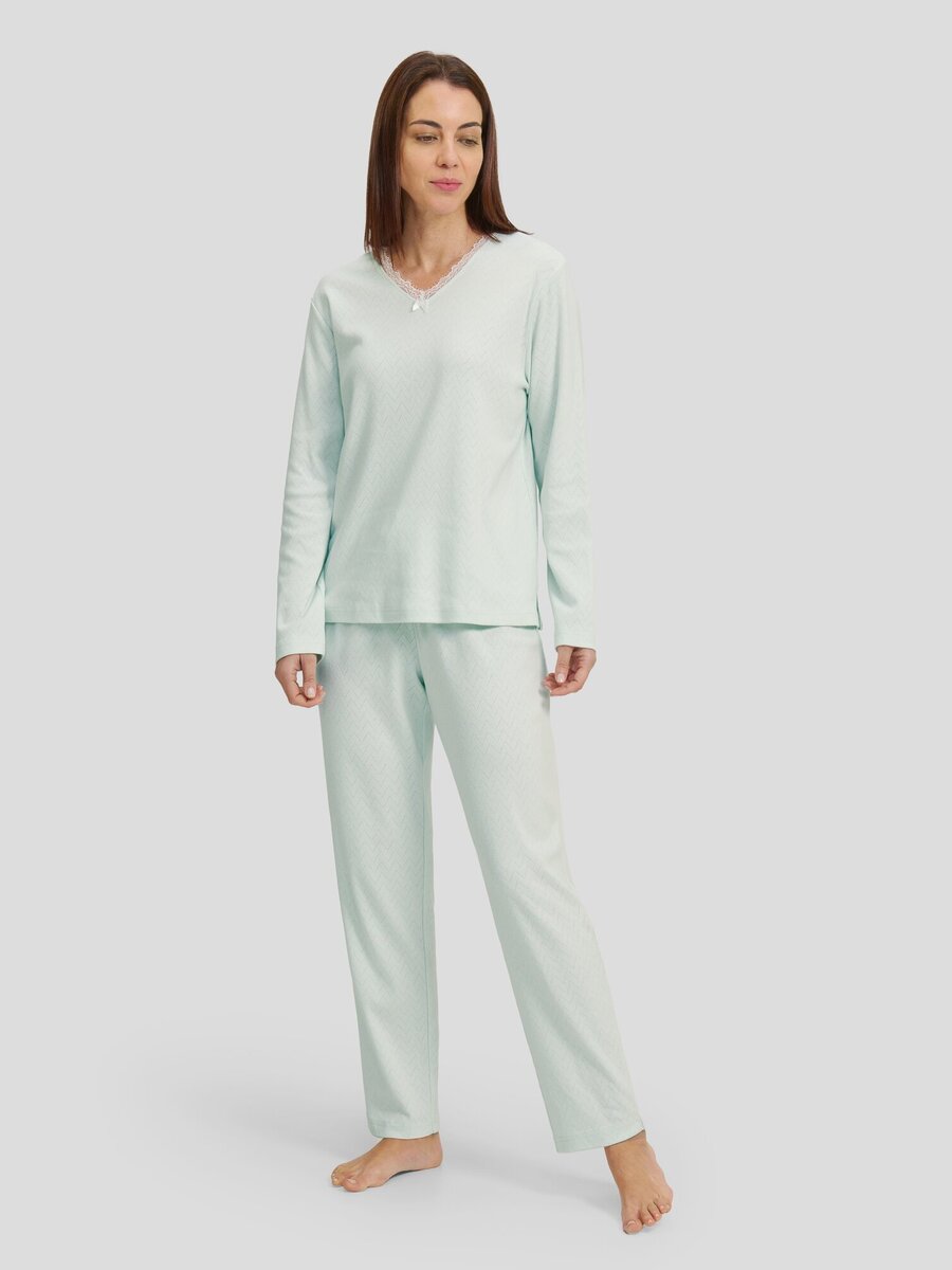 Pyjama van het merk Lohe in het Groen