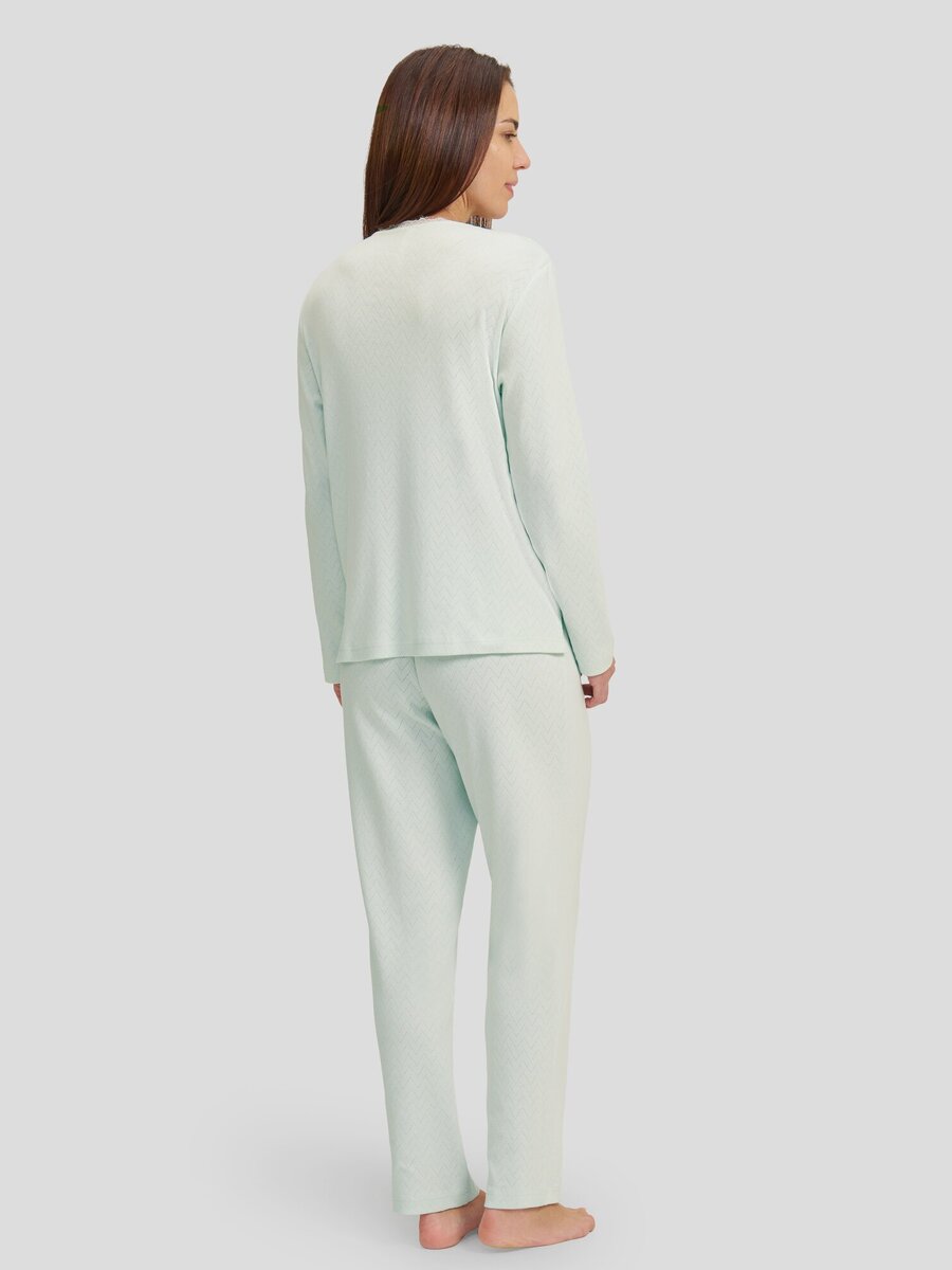 Pyjama van het merk Lohe in het Groen