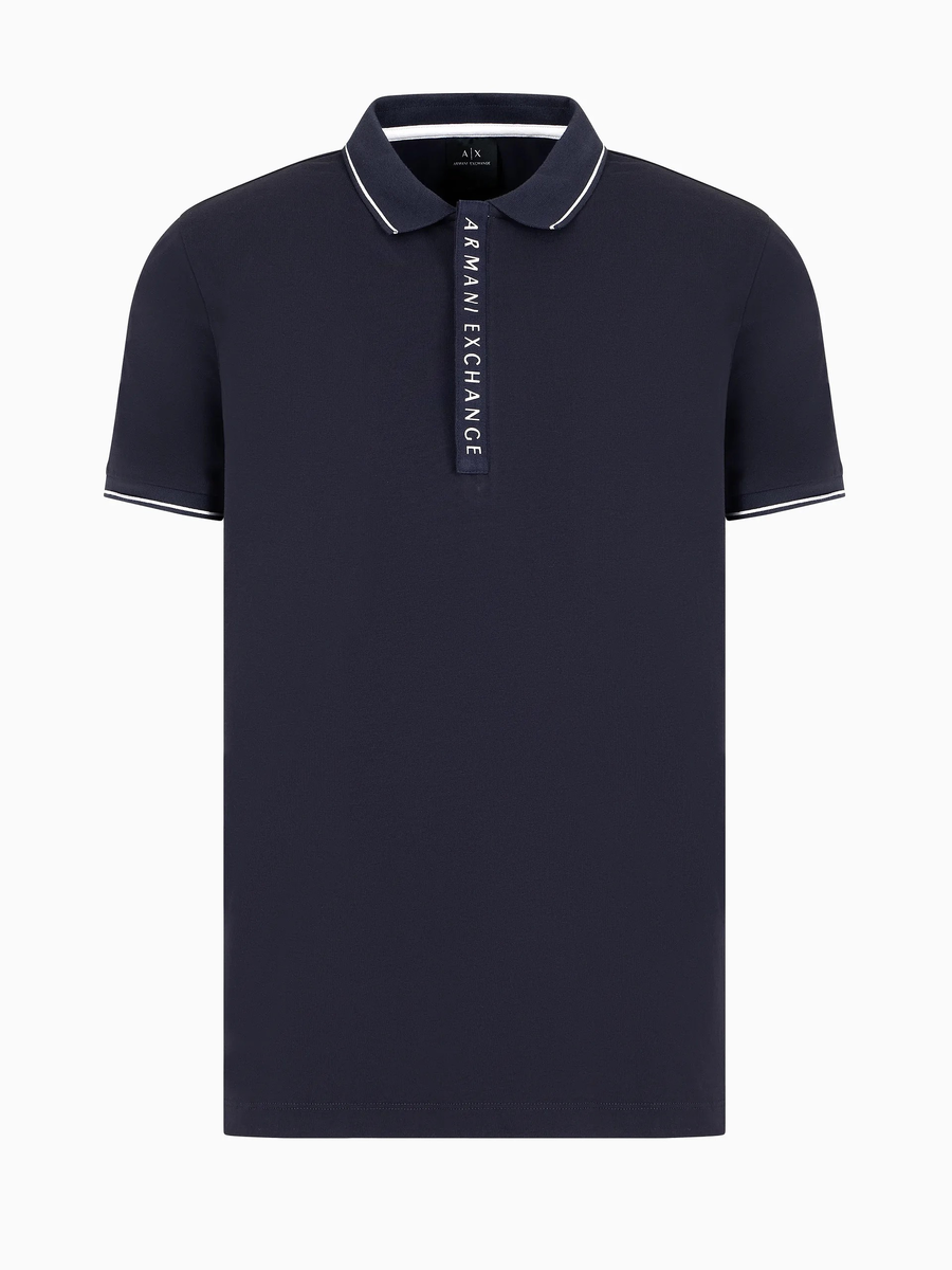 Polo van het merk Armani in het Marine