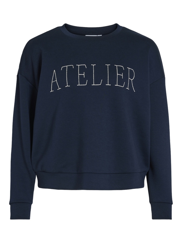 T-shirt van het merk Vila in het Blauw