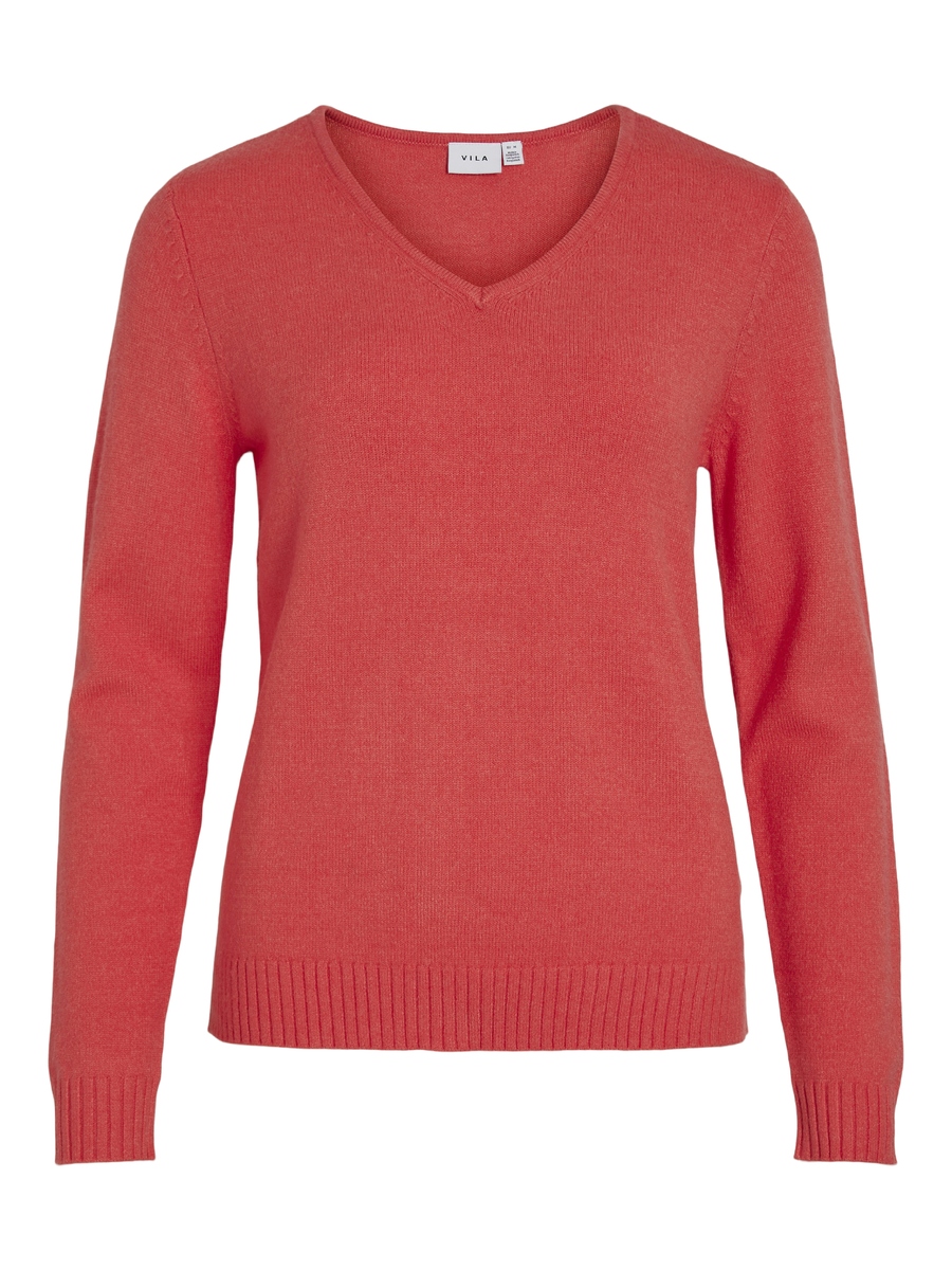 Pull van het merk Vila in het Rood