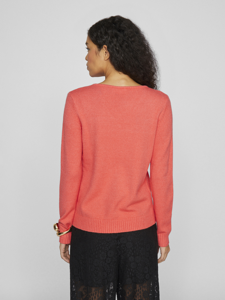 Pull van het merk Vila in het Rood