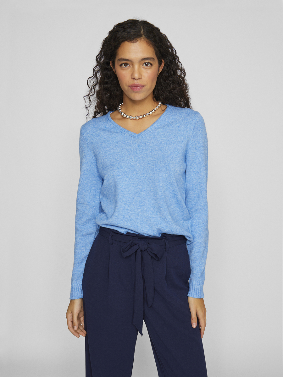 Pull van het merk Vila in het Blauw