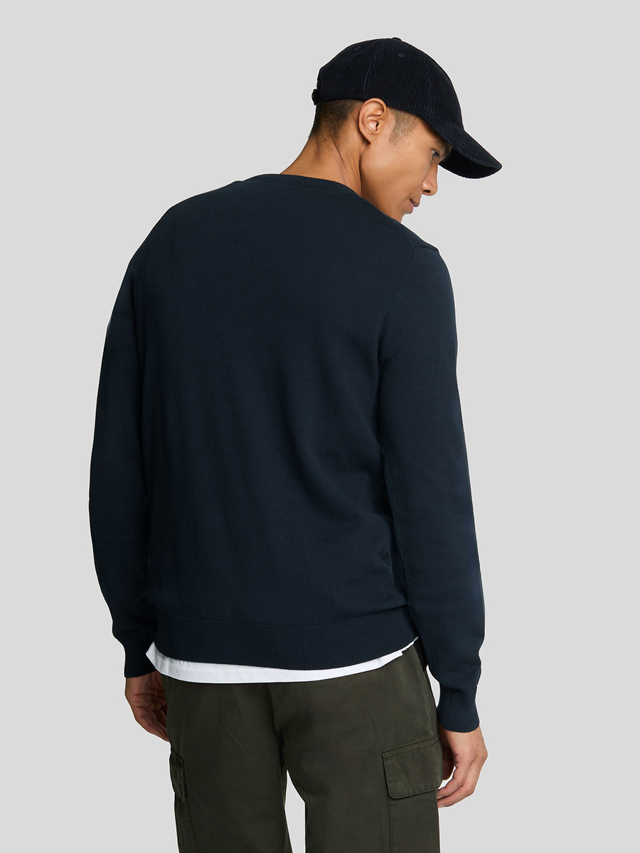 Pull van het merk Lyle & Scott in het Marine