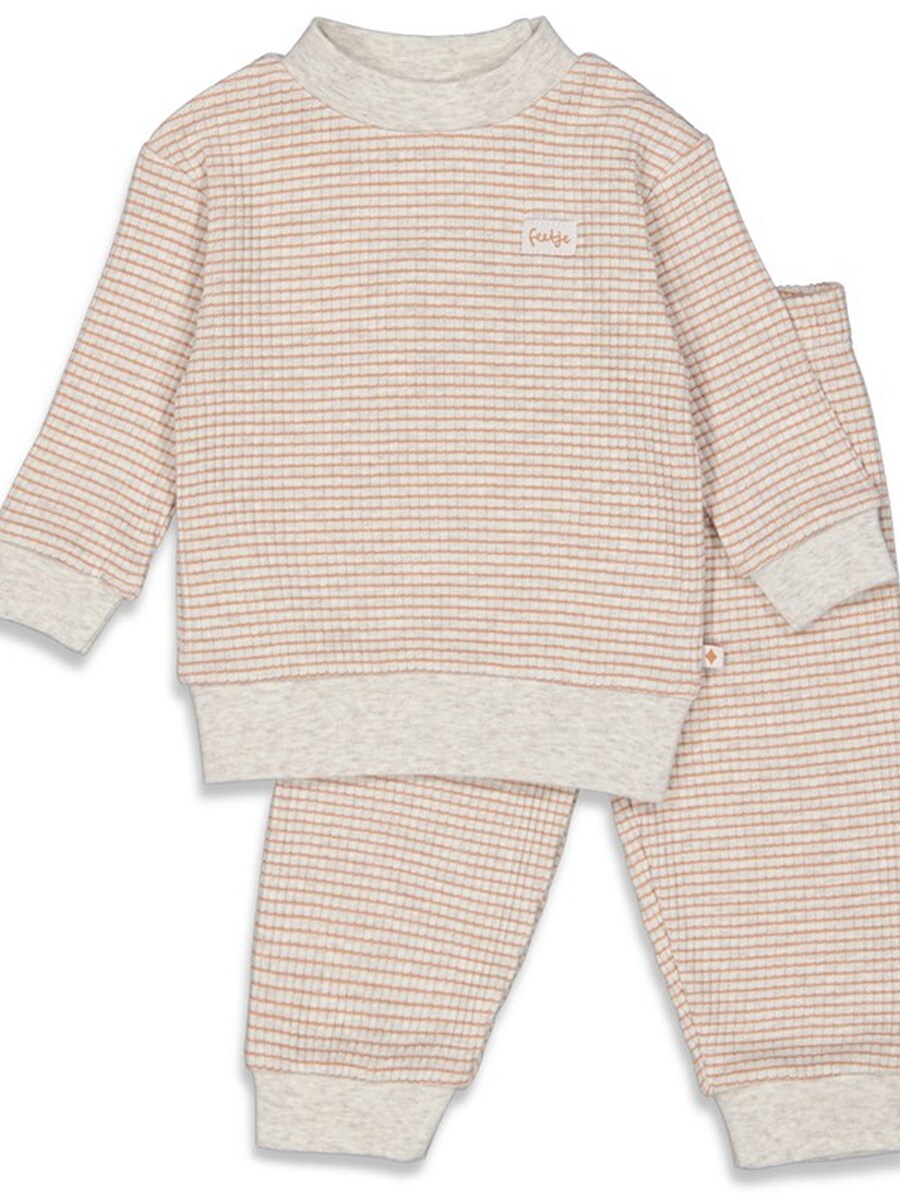 Pyjama van het merk Feetje in het Ecru