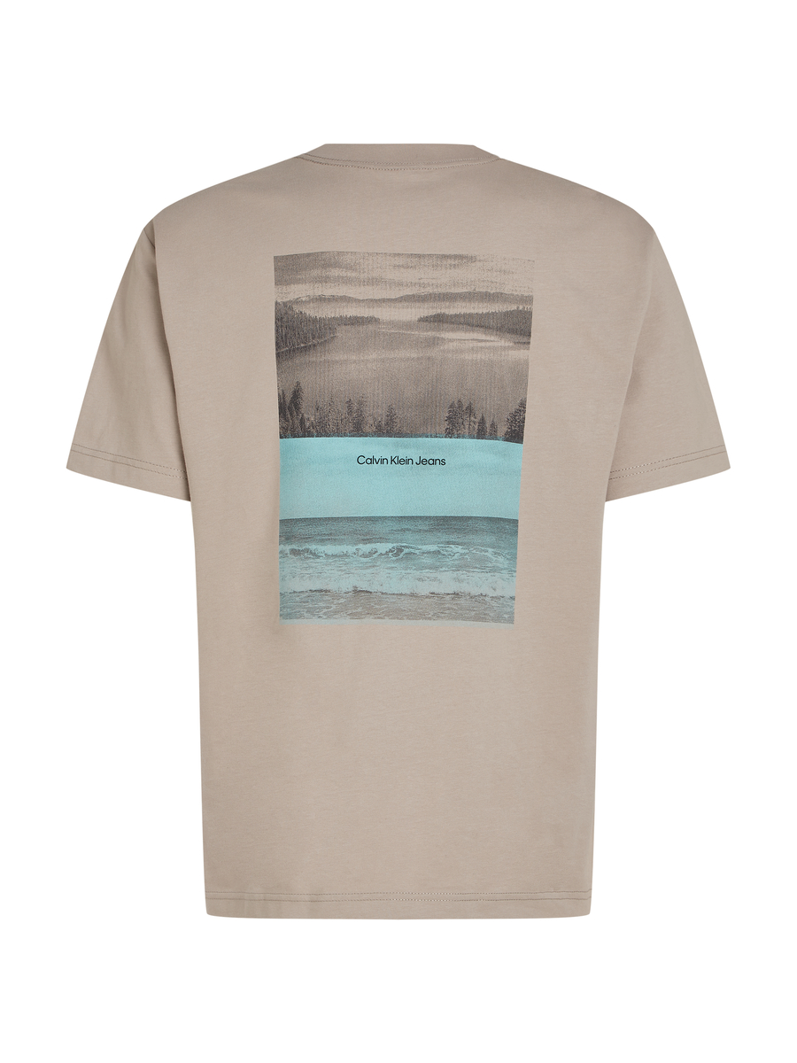 T-shirt van het merk Calvin Klein in het Beige