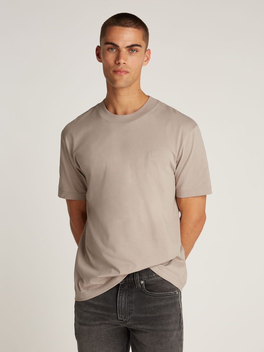 T-shirt van het merk Calvin Klein in het Beige