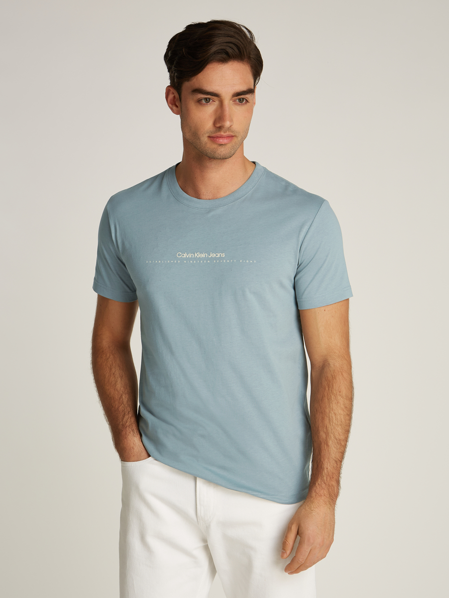 T-shirt van het merk Calvin Klein in het Blauw