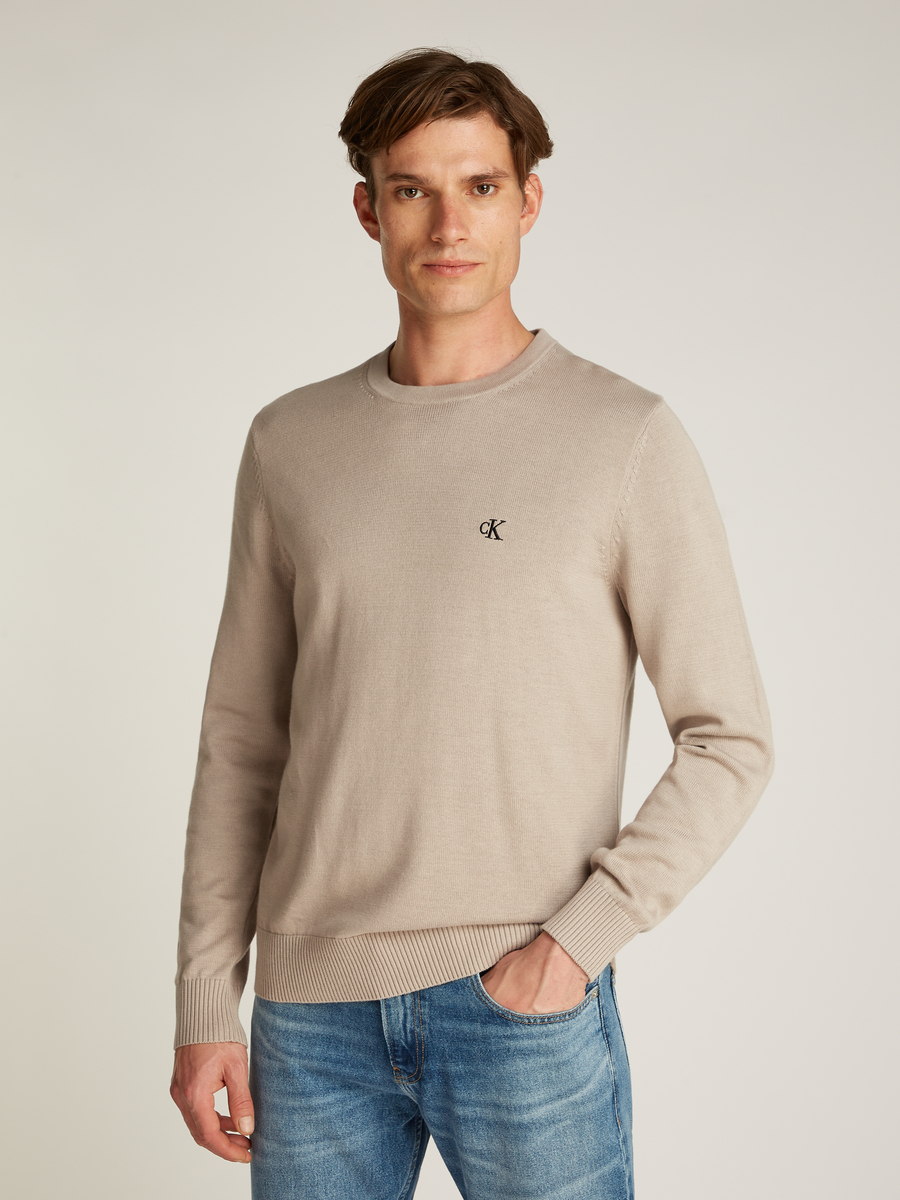 Sweater van het merk Calvin Klein in het Beige