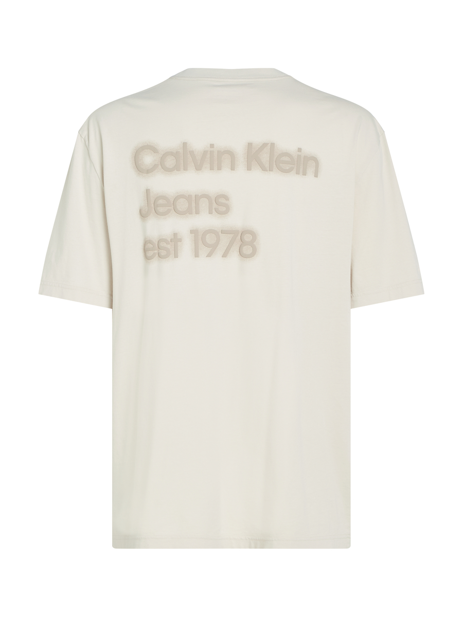 T-shirt van het merk Calvin Klein in het Beige