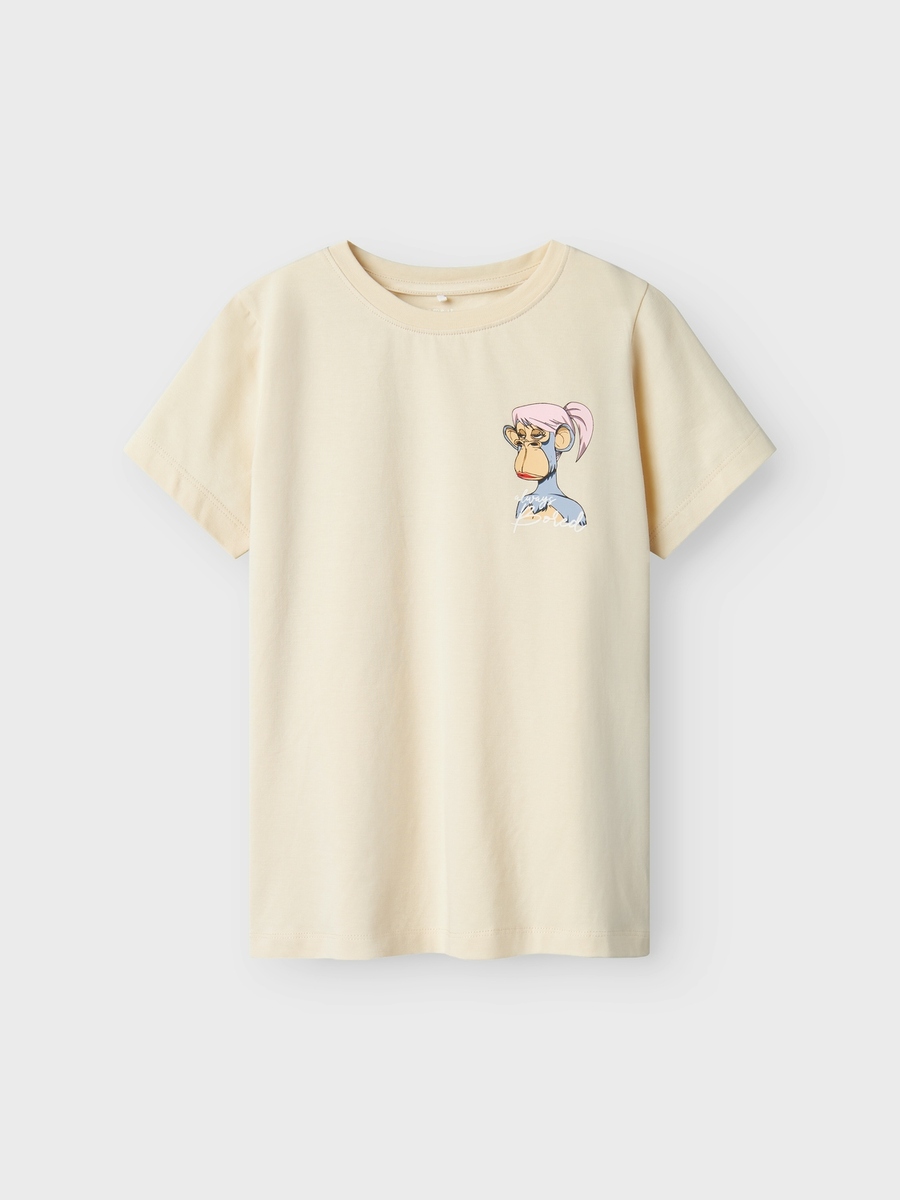 T-shirt van het merk Name It in het Ecru