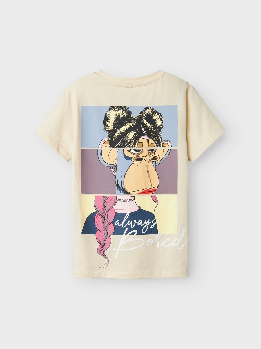 T-shirt van het merk Name It in het Ecru