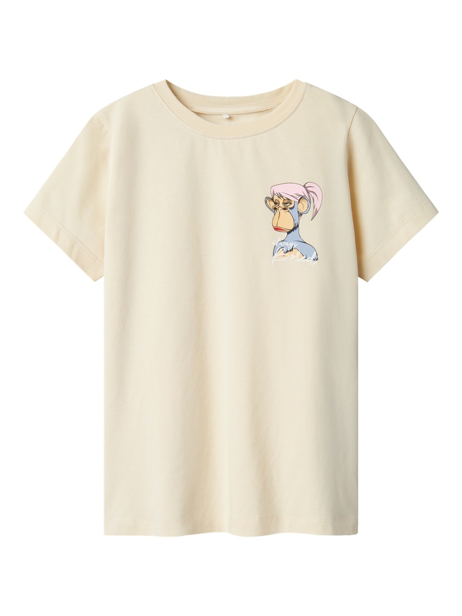 T-shirt van het merk Name It in het Ecru