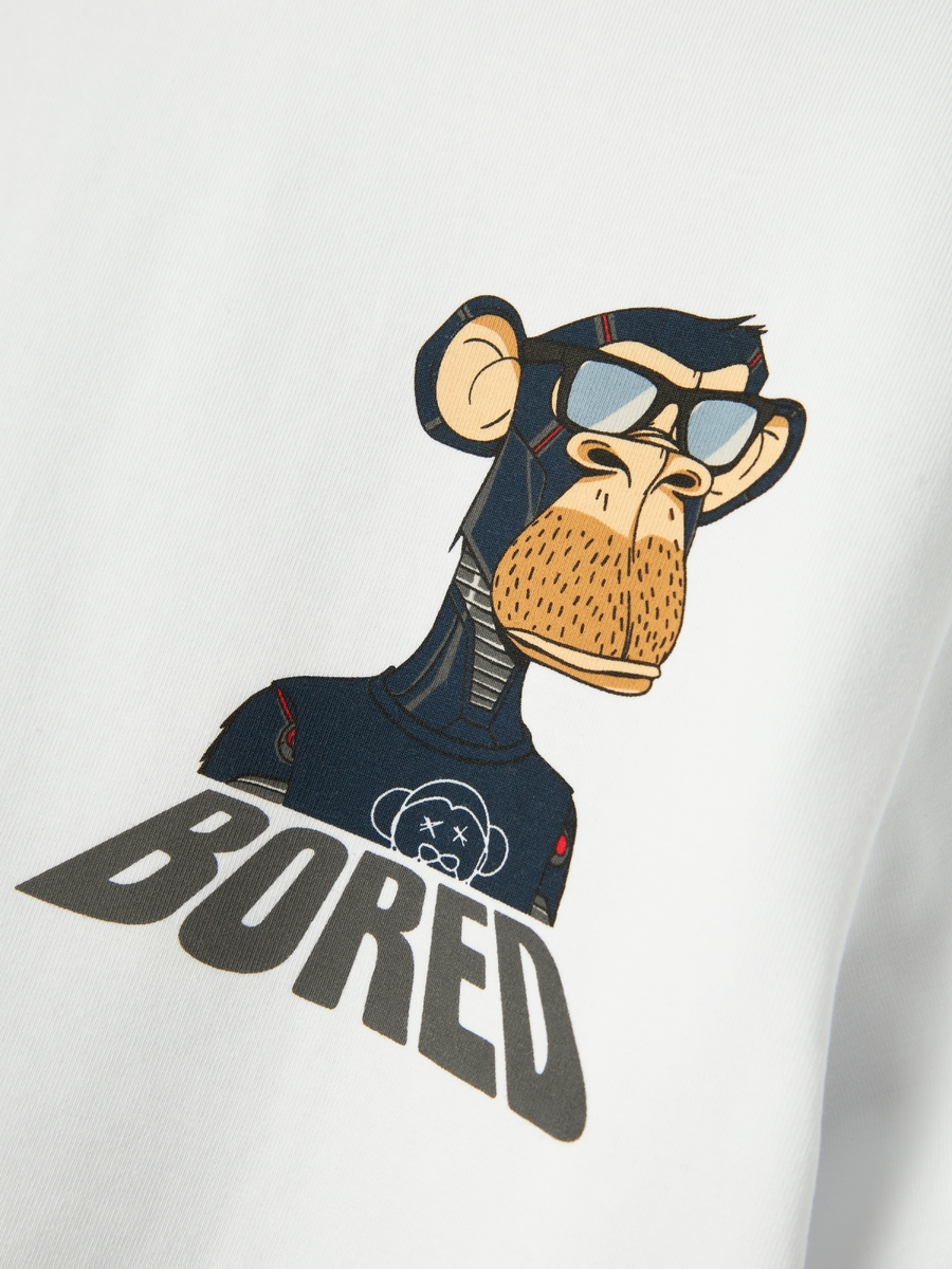 T-shirt van het merk Name It in het Ecru