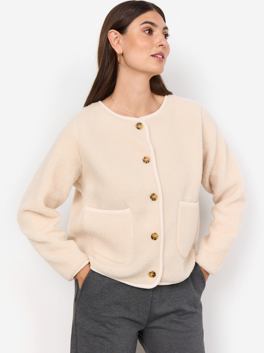 Gilet van het merk Soya Concept in het Ecru