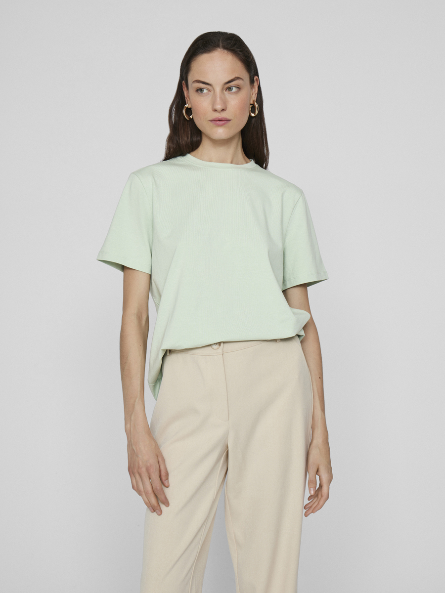 T-shirt van het merk Vila in het Groen