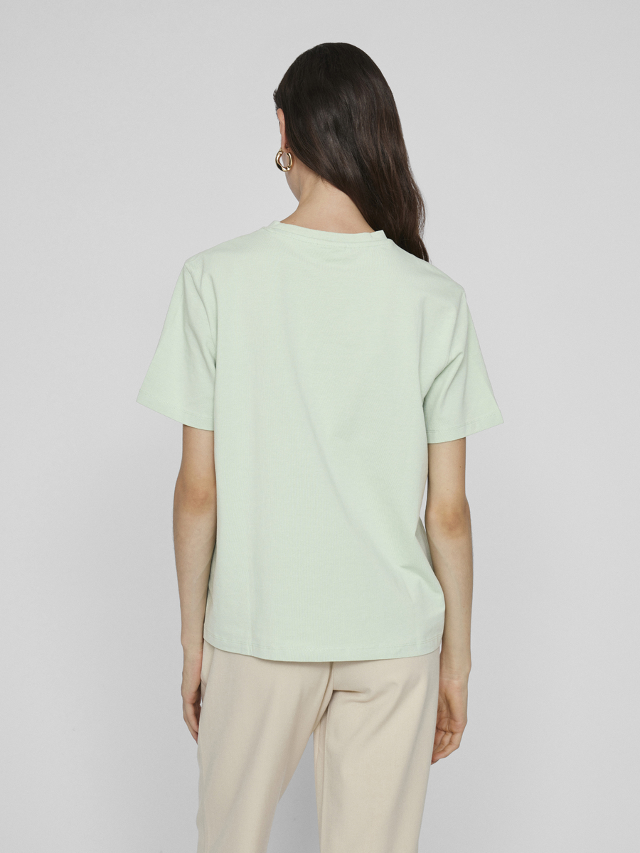 T-shirt van het merk Vila in het Groen