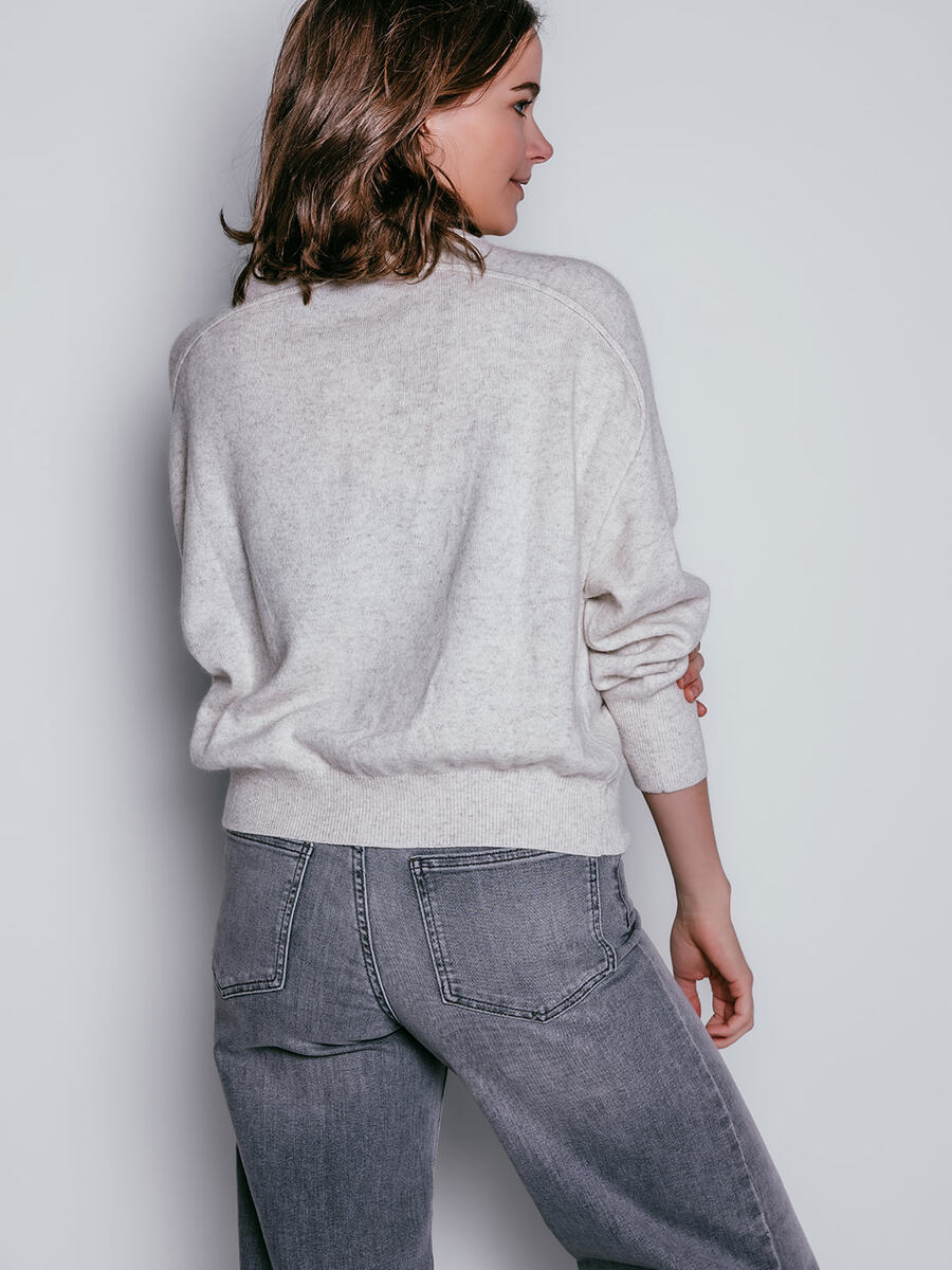 Gilet van het merk Mika Elles in het Beige