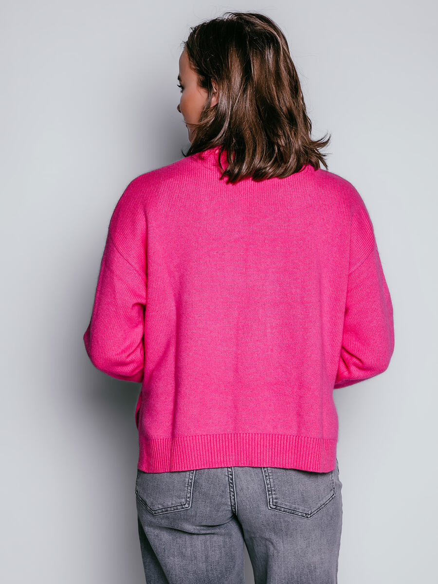 Pull van het merk Mika Elles in het Roze