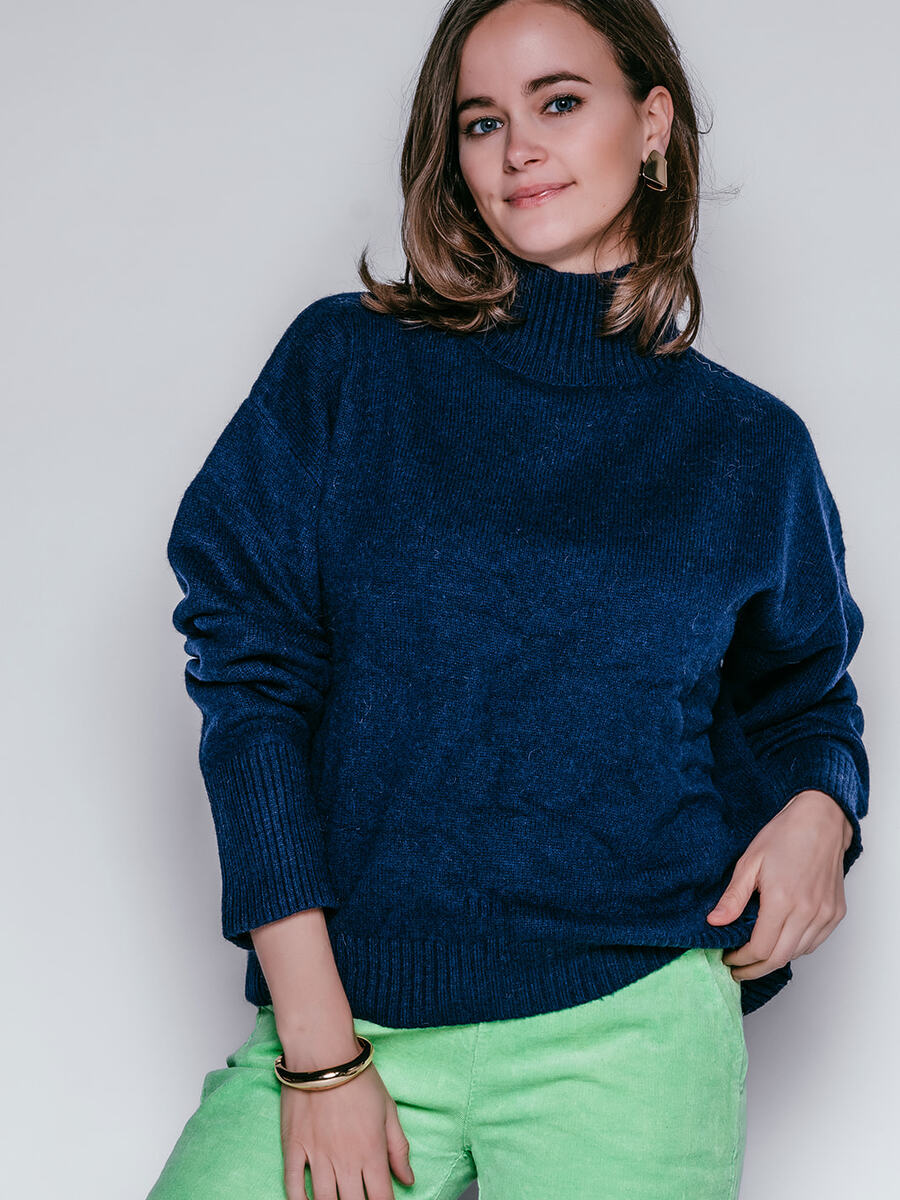 Pull van het merk Mika Elles in het Marine