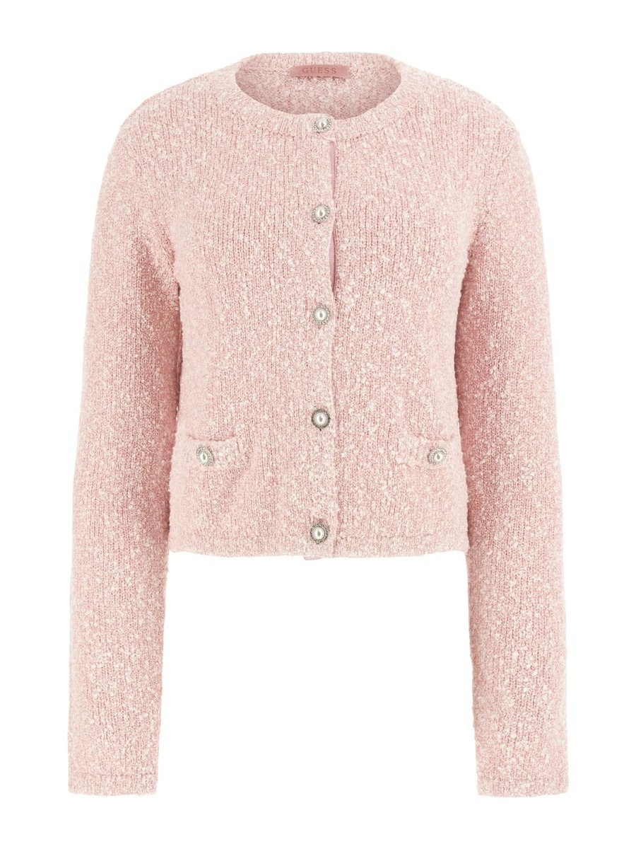 Gilet van het merk Guess in het Roze