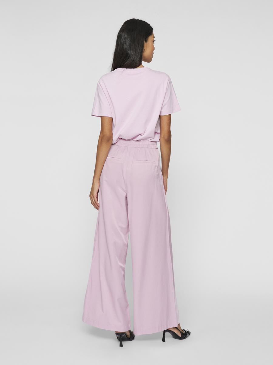 Broek van het merk Vila in het Roze