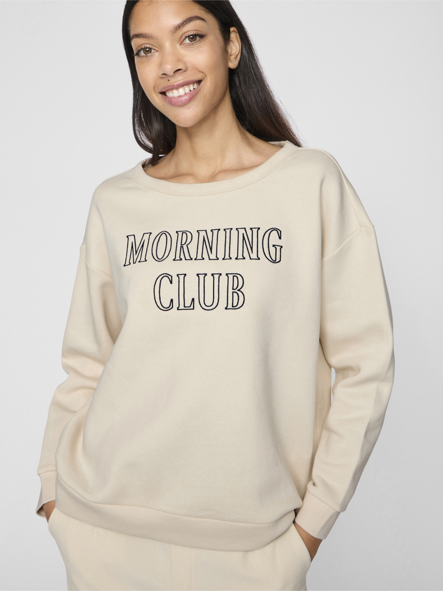 Sweater van het merk Vila in het Ecru