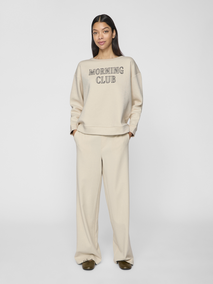 Sweater van het merk Vila in het Ecru