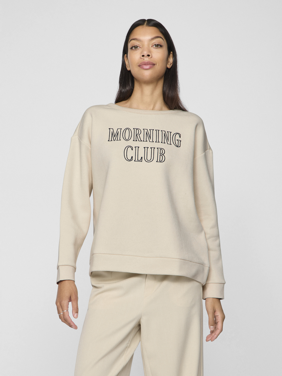 Sweater van het merk Vila in het Ecru