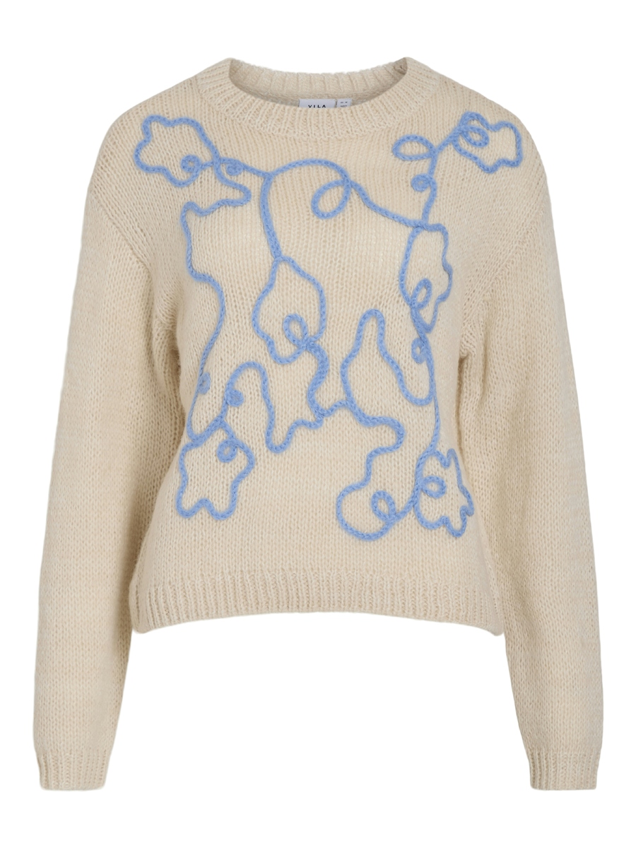 Pull van het merk Vila in het Beige