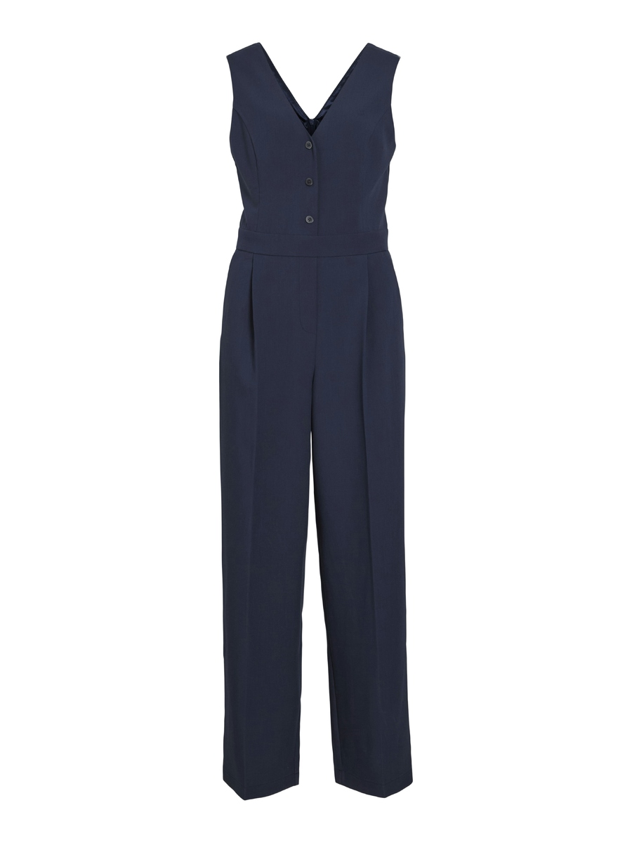 Jumpsuit van het merk Vila in het Marine