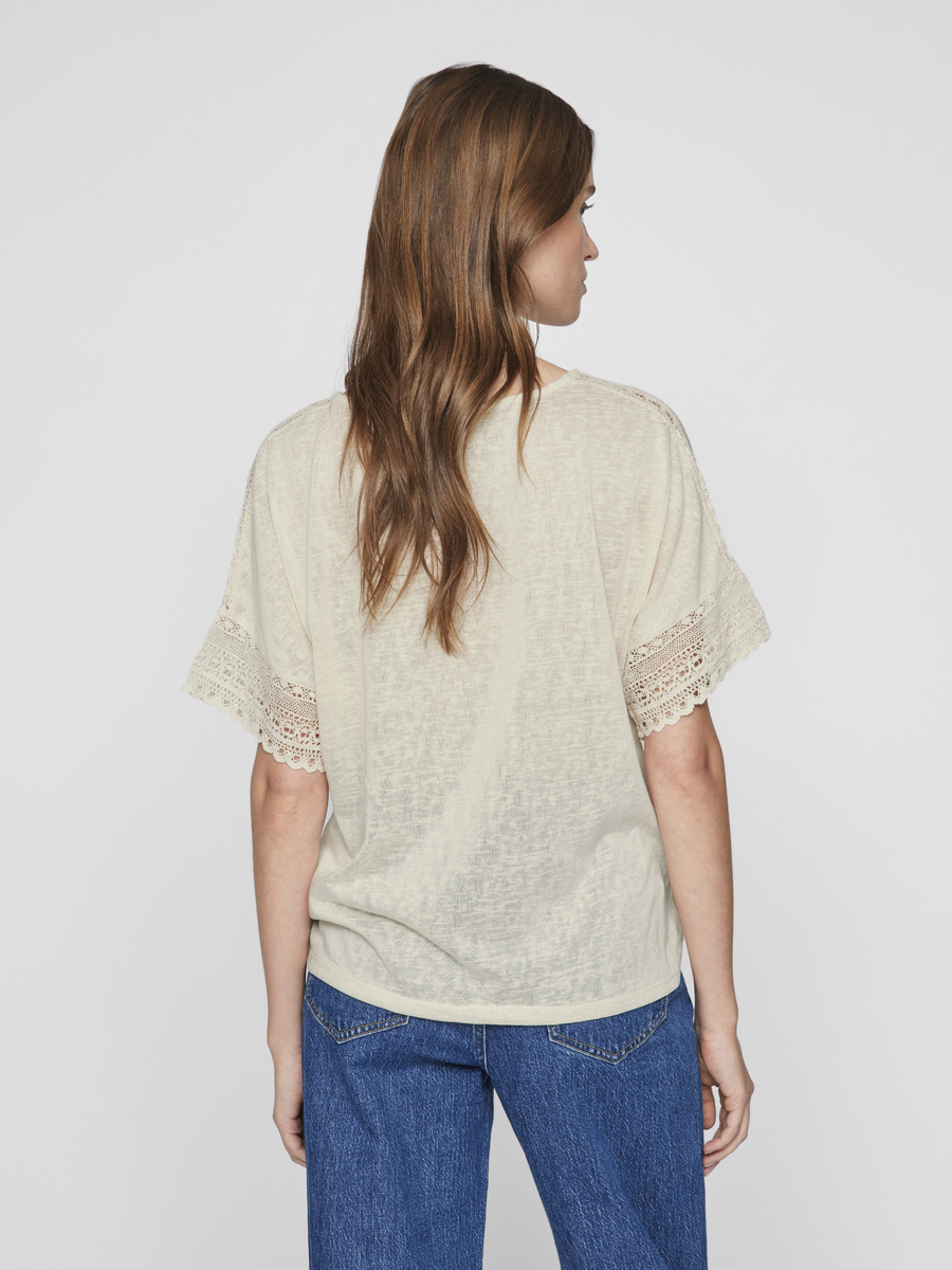 Bloes van het merk Vila in het Beige