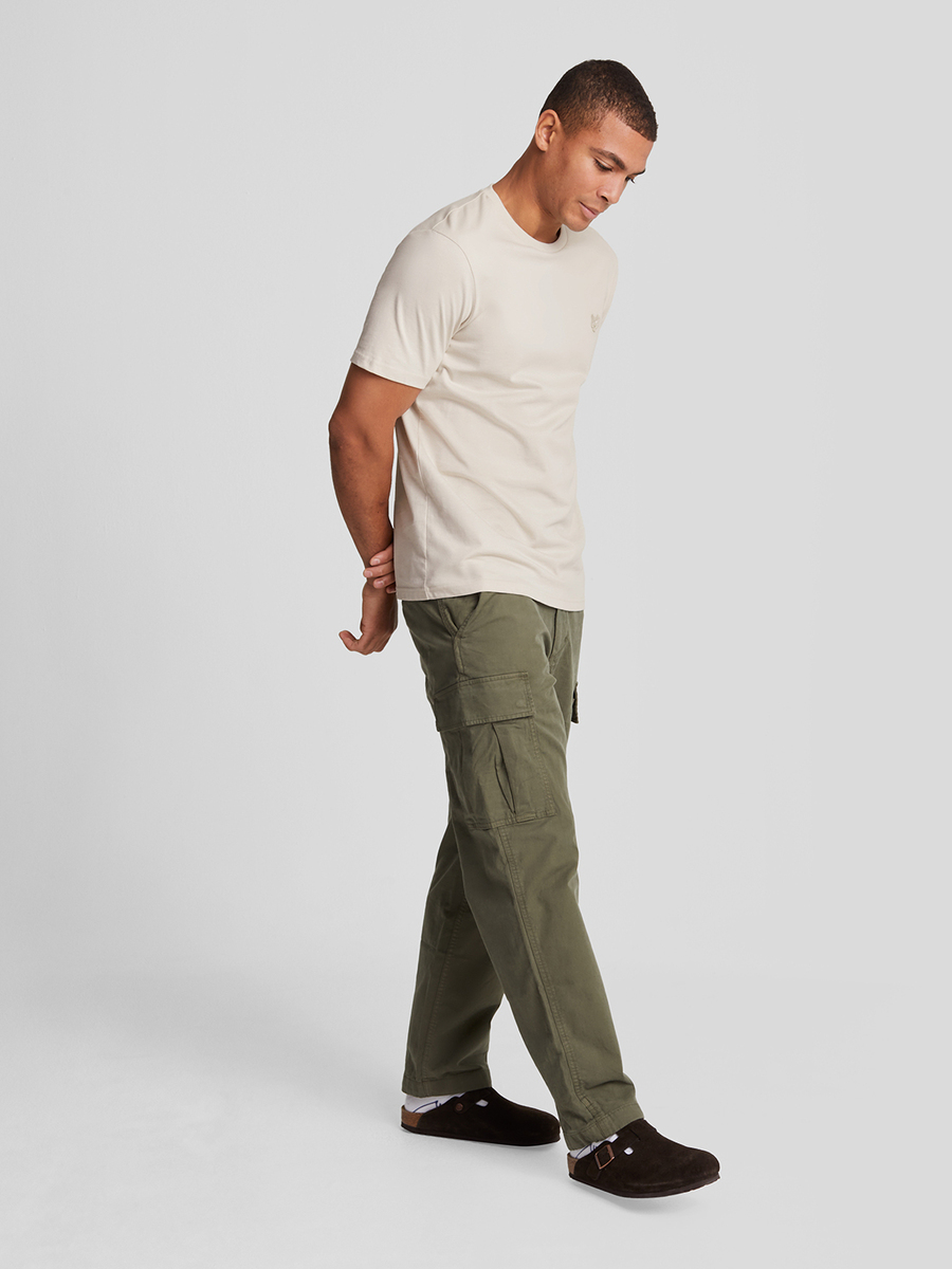 T-shirt van het merk Lyle & Scott in het Beige