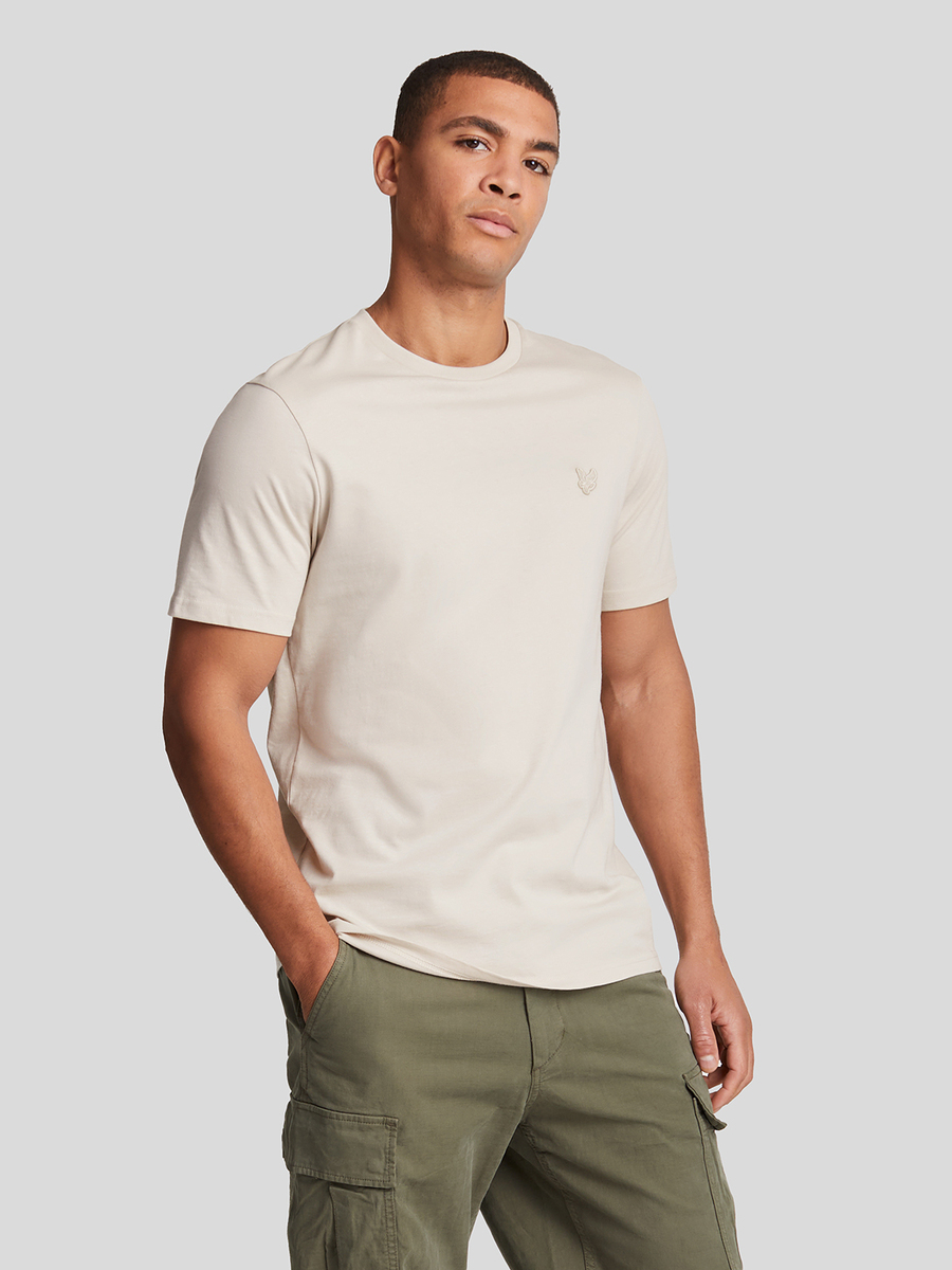 T-shirt van het merk Lyle & Scott in het Beige
