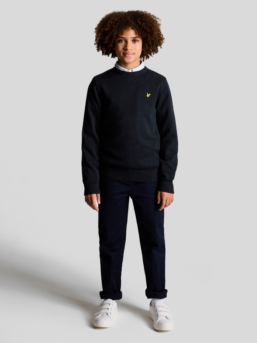 Pull van het merk Lyle & Scott in het Marine
